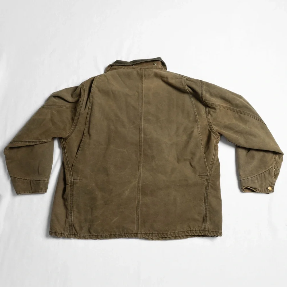 Vintage Carhartt Blanket-lined Chore Coat, Weathered CB1082, Men’s‎ XL, Brown